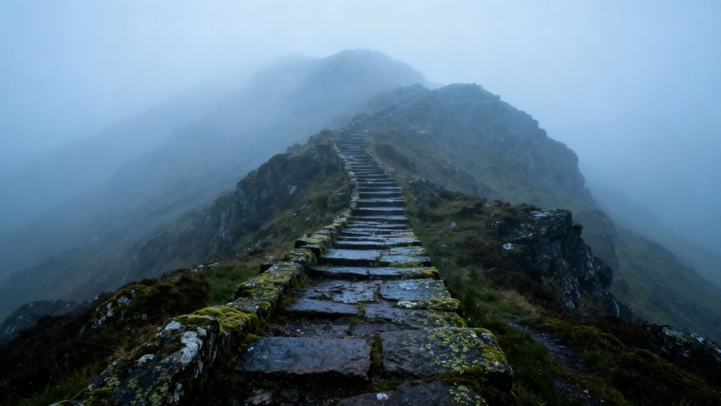 Where Mist-Covered Mountains Whisper Tales of Ancient Paths: A Highland Journey