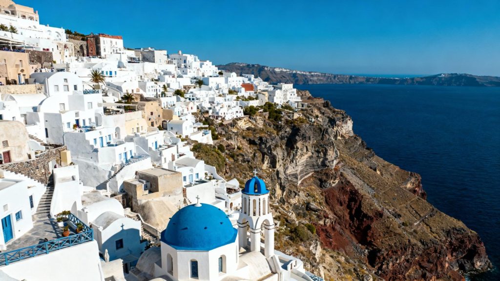 Where Azure Domes Kiss the Aegean Sky: A Journey Through Santorin's Timeless Charm