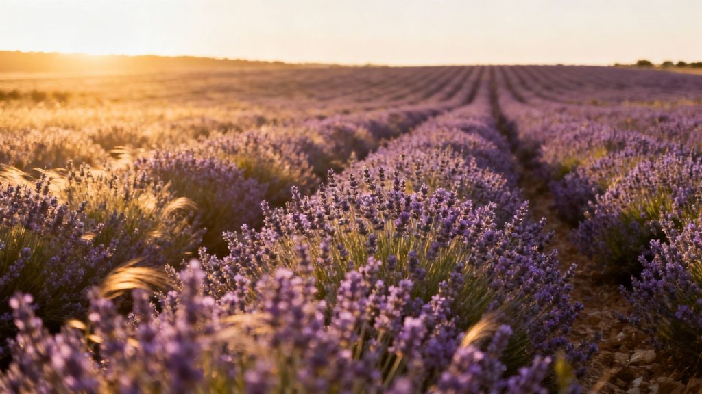 Sunlit Lavender Horizons: Where Provence's Fields Stir Forgotten Summers