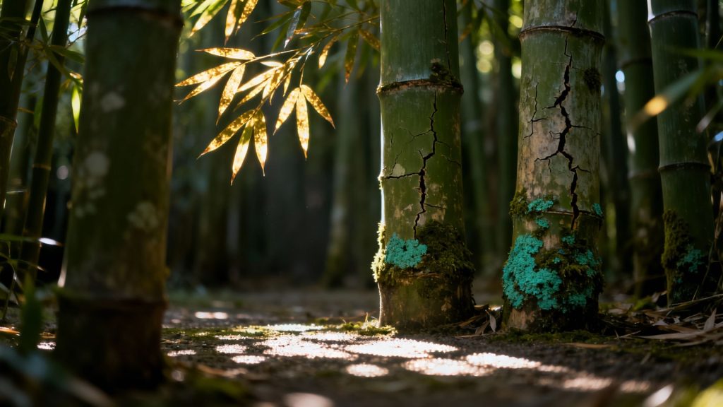 Whispers of the Ancient Grove: Where Bamboo Stalks Hold Centuries in Their Silent Embrace