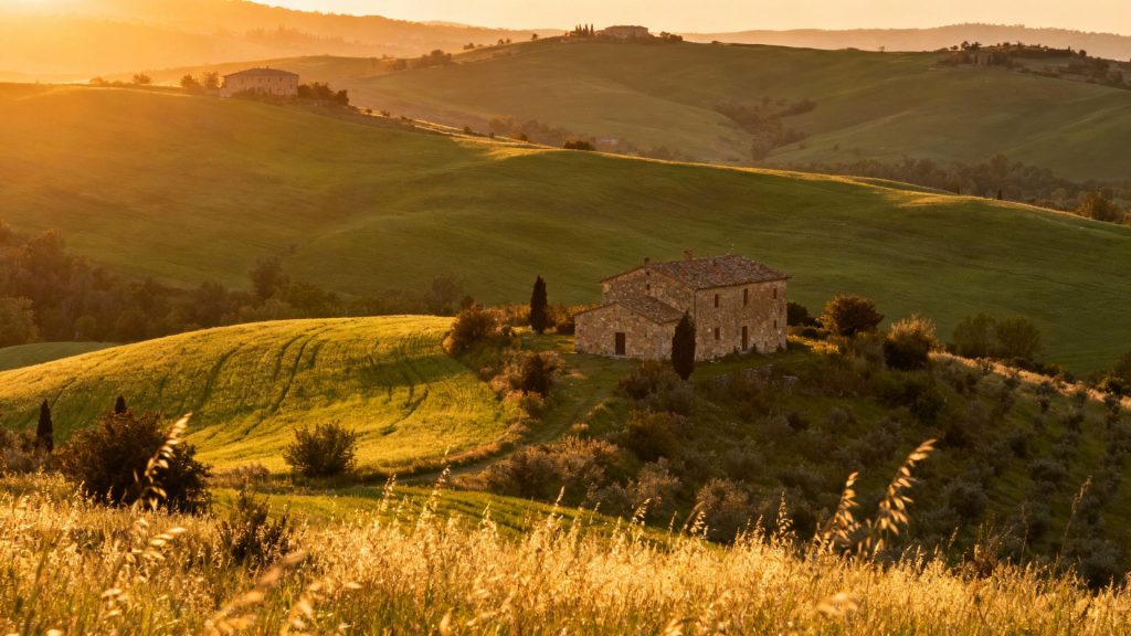 Whispers of the Tuscan Wind: Where Hills Breathe Ancient Secrets and Sunsets Paint Silence