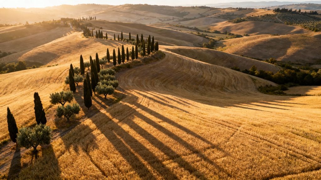 Where Sunlight Dances on Endless Hills: Journeying Through Tuscany's Timeless Embrace