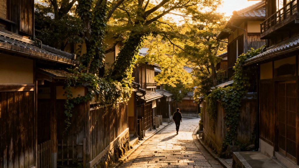 Whispers of the Past: Meandering Through Kyoto's Serene Alleys Where Nature and Heritage Embrace