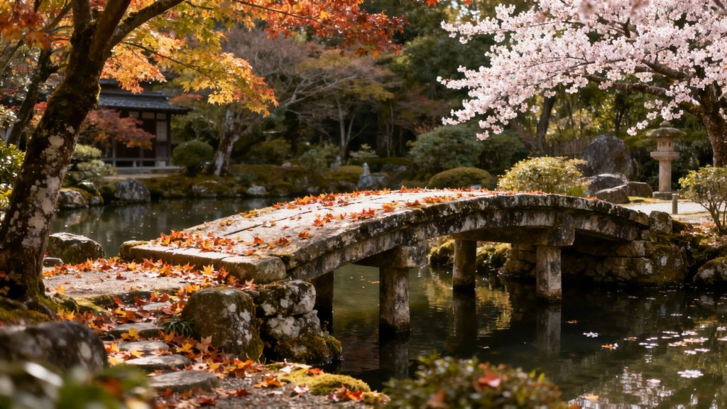 Where Stone Bridges Sigh: Kyoto's Whispering Gardens Unfold Secrets in Every Season
