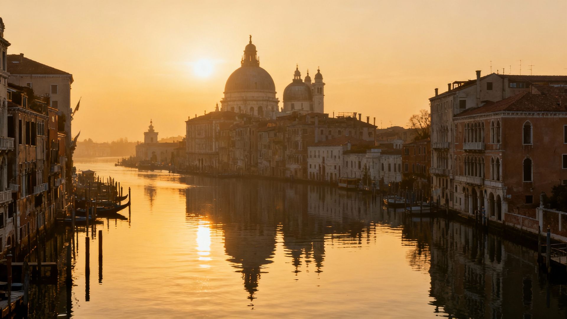 When Dawn Holds Venice: A Liquid Mirror Where Centuries Resurface Silently
