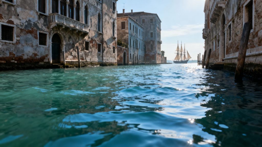 Venice's Liquid Streets: Where Stone Meets Sea and Whispers of Old Sails Still Linger in the Breeze