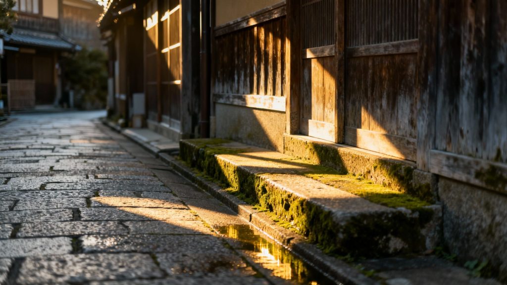 Whispers from the Ages: Kyoto's Dance of Light and Shadow Through Timeless Alleys